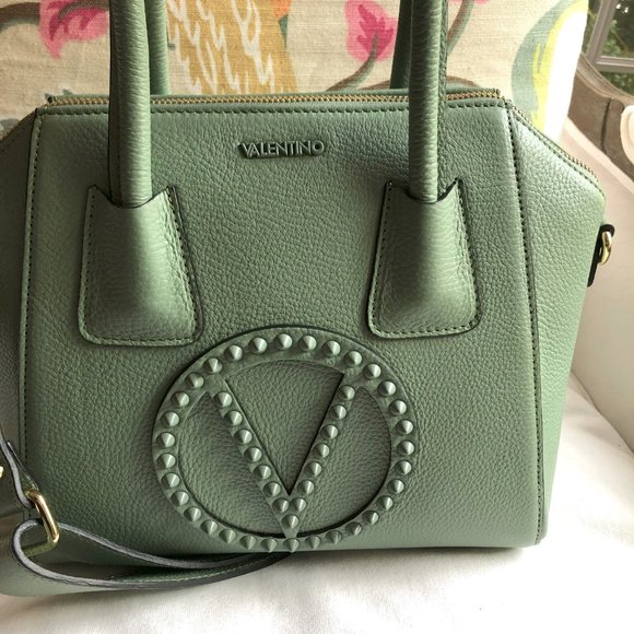 💚 NEW Mario VALENTINO Minimi Rock Dollaro Satchel - Picture 4 of 11